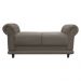Recamier Barcelona Namoradeira Suede Marrom Rato - D'Rossi
