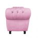 Recamier com Baú Grécia 195 cm Namoradeira Calçadeira Suede Rosa Bebê D'Rossi