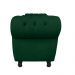 Recamier com Baú Grécia 195 cm Namoradeira Calçadeira Suede Verde D'Rossi
