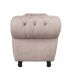 Recamier com Baú Grécia Namoradeira Calçadeira 195 cm Suede Bege D'Rossi