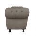 Recamier com Baú Grécia Namoradeira Calçadeira Suede Marrom Rato - D'Rossi
