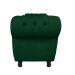 Recamier com Baú Grécia Namoradeira Calçadeira Suede Verde - D'Rossi