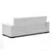 Sofá Cama 02 Lugares Lisboa Corano Branco  - D'Rossi