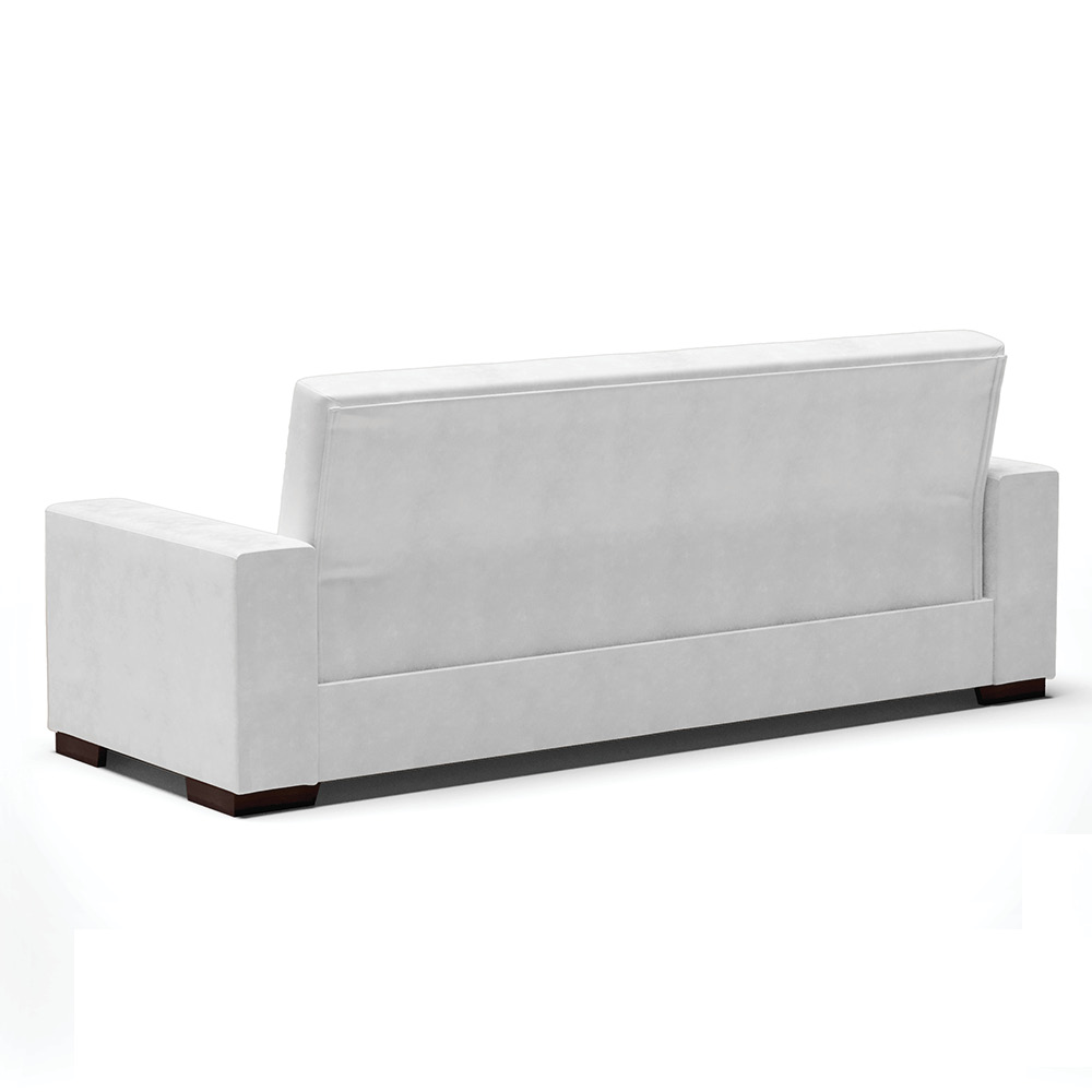 Sofá Cama 02 Lugares Lisboa Corano Branco  - D'Rossi
