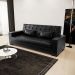 Sofá Cama 02 Lugares Lisboa Corano Preto  - D'Rossi