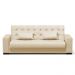 Sofá Cama 02 Lugares Lisboa Corino Bege - D'Rossi
