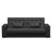 Sofá Cama 02 Lugares Lisboa Corino Preto - D'Rossi
