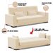 Sofá Cama 02 Lugares Lisboa Suede - D'Rossi