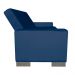 Sofá Cama 2 Lugares para Sala de Estar Lisboa Suede Azul Marinho - D'Rossi