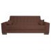 Sofá Cama 2 Lugares para Sala de Estar Lisboa Suede Marrom - D'Rossi