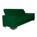 Sofá Cama 2 Lugares para Sala de Estar Lisboa Suede Verde - D'Rossi