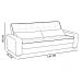 Sofá Cama 3 Lugares Speciale Montana Suede Pena Vinho D'Rossi