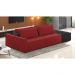 Sofá Ilha 2 Lugares Living 232cm Modulado Sala Lary Veludo Vermelho/PU Pto K01 - D'Rossi