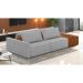 Sofá Ilha 2 Lugares Living 292cm Modulado para Sala Lary Linho Cinza K01 - D'Rossi