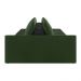 Sofá Ilha 3 Lugares Living 312cm Modulado Sala Lary Veludo Verde/PU Pto K01 - D'Rossi