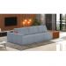 Sofá Ilha 3 Lugares Living 312cm Modulado para Sala Lary Linho Azul K01 - D'Rossi