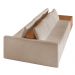 Sofá Ilha 3 Lugares Living 342cm Modulado para Sala Lary Bouclê Creme K01 - D'Rossi