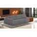 Sofá Ilha 3 Lugares Living 372cm Modulado para Sala Lary Bouclê Cinza K01 - D'Rossi