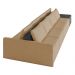 Sofá Ilha 4 Lugares Living 472cm Modulado para Sala Lary Linho Areia/PU Pto K01 - D'Rossi