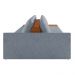 Sofá Ilha 4 Lugares Living 512cm Modulado para Sala Lary Linho Azul K01 - D'Rossi
