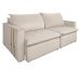 Sofá Retrátil Reclinável 2 lugares 180 cm México Veludo Off White K01 - D'Rossi