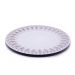 Sousplat Para Prato De Mesa Decorativo Branco Com Flores Em Rose 33 cm - D'Rossi