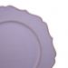Sousplat Para Prato De Mesa Decorativo Cinza e Rosê Com Borda Irregular 33 cm - D'Rossi