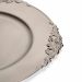 Sousplat Redondo Decorativo Natalino Prata 35x35x35 cm D'Rossi