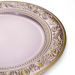 Sousplat de Plástico Rosa e Dourado com Detalhe em Arabesco 33 cm - D'Rossi