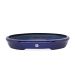 Vaso Bacia Decorativo Osaka Azul Perolizado P 7x46x35 cm - D'Rossi
