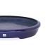 Vaso Bacia Decorativo Osaka Azul Perolizado P 7x46x35 cm - D'Rossi