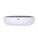 Vaso Bacia Decorativo Osaka Branco G 16x65x52 cm - D'Rossi