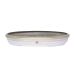 Vaso Bacia Decorativo Osaka Branco Gold Viatnamita P 7x46x35 cm - D'Rossi
