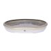Vaso Bacia Decorativo Osaka Branco Gold Viatnamita P 7x46x35 cm - D'Rossi