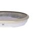 Vaso Bacia Decorativo Osaka Branco Gold Viatnamita P 7x46x35 cm - D'Rossi