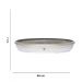Vaso Bacia Decorativo Osaka Branco Gold Viatnamita P 7x46x35 cm - D'Rossi