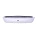 Vaso Bacia Decorativo Osaka Branco P 7x46x35 cm - D'Rossi