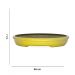 Vaso Bacia Decorativo Osaka Dourado P 7x46x35 cm - D'Rossi