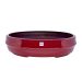 Vaso Bacia Decorativo Osaka Vermelho Lira G 16x65x52 cm - D'Rossi