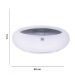 Vaso Bacia Decorativo Redondo Branco P 9x30 cm - D'Rossi