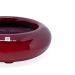 Vaso Bacia Decorativo Redondo Vermelho Lira M 13x40 cm - D'Rossi