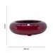 Vaso Bacia Decorativo Redondo Vermelho Lira M 13x40 cm - D'Rossi