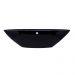 Vaso Decorativo Barca Preto 17x63x17 cm - D'Rossi