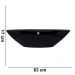 Vaso Decorativo Barca Preto 17x63x17 cm - D'Rossi