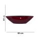 Vaso Decorativo Barca Vermelho Lira 17x63x17 cm - D'Rossi