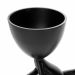 Vaso Decorativo Bob Robert Plant Deitado em Poliresina Preto 13x14x10 cm - D'Rossi
