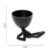 Vaso Decorativo Bob Robert Plant Deitado em Poliresina Preto 13x14x10 cm - D'Rossi