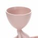 Vaso Decorativo Bob Robert Plant Deitado em Poliresina Rosa 13x14x10 cm - D'Rossi