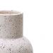 Vaso Decorativo Cilíndrico em Cerâmica Branco 24x11 cm - D'Rossi