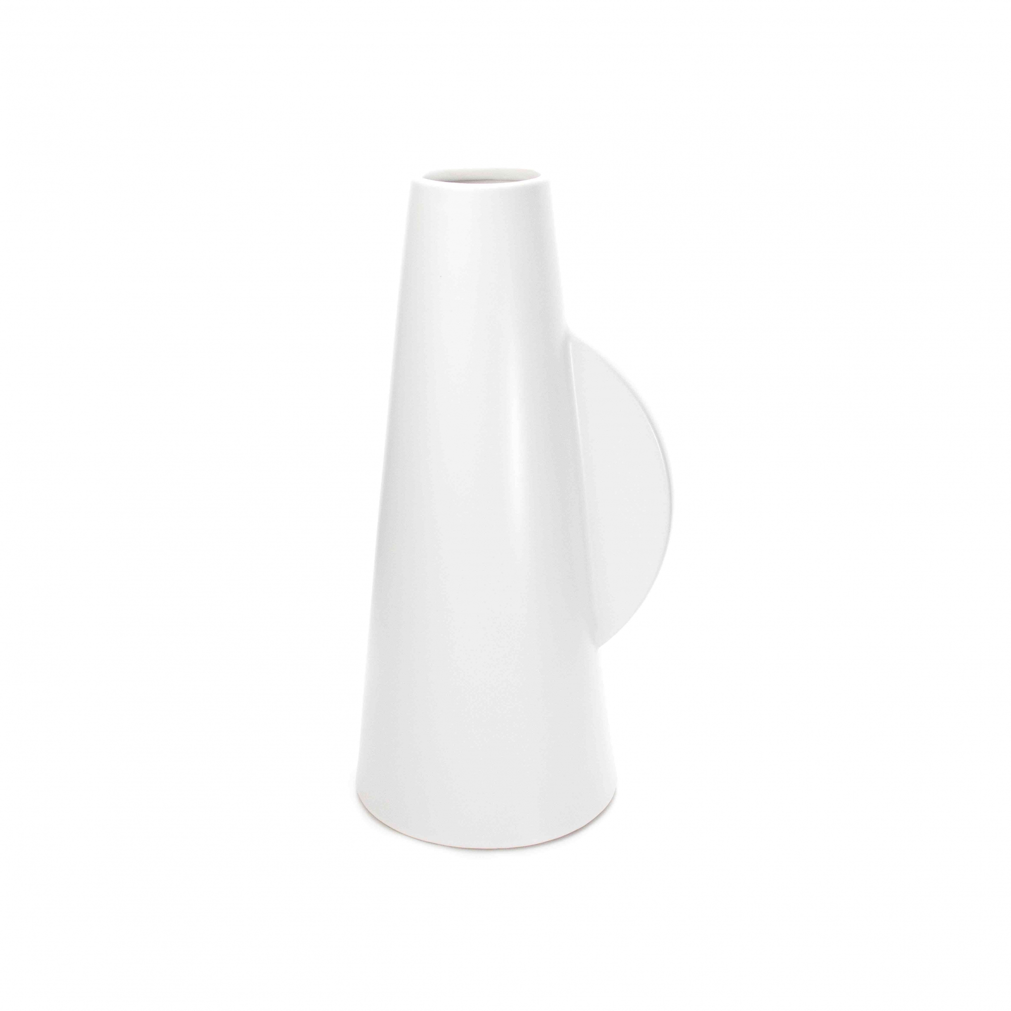Vaso Decorativo Cilíndrico em Poliresina 33x16x16 cm - D'Rossi
